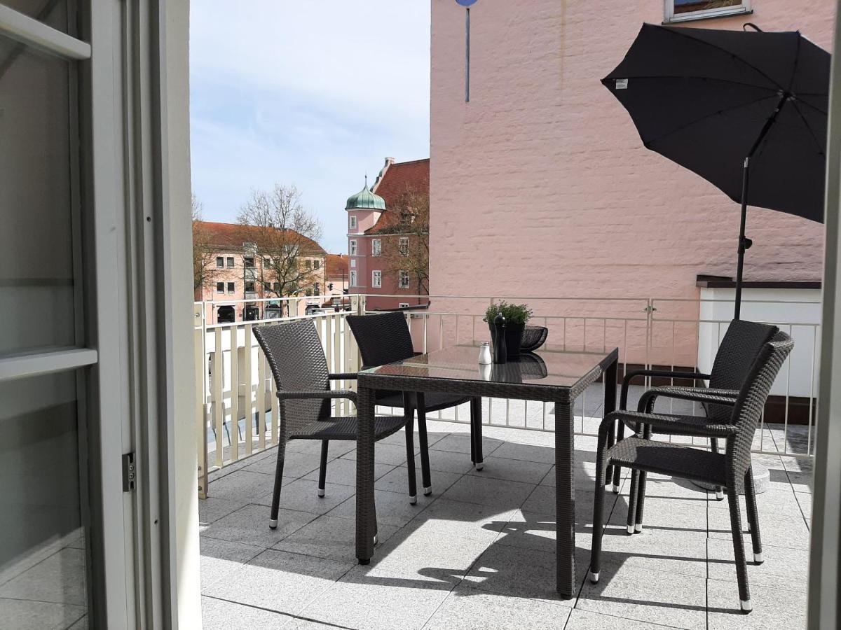שטראובינג Apartment 4-6 Personen I 80Qm I Altstadt I Dachterasse I Parkplatz מראה חיצוני תמונה