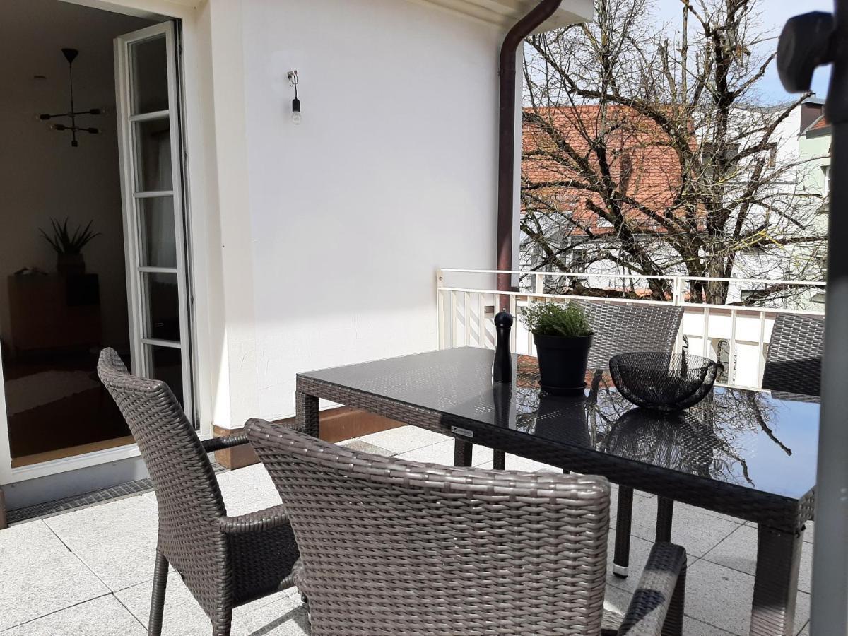 שטראובינג Apartment 4-6 Personen I 80Qm I Altstadt I Dachterasse I Parkplatz מראה חיצוני תמונה